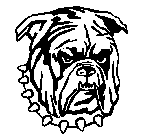 Dibuix de Bulldog per Pintar on-line