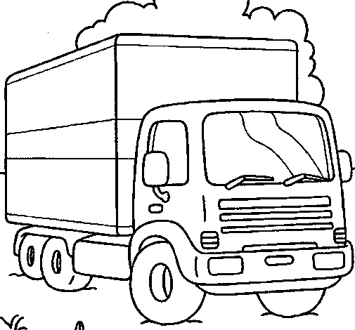Dibuix de Camió 3 per Pintar on-line