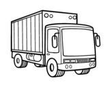 Dibujo de Camió de mercaderies