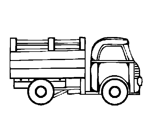 Dibuix de Camioneta per Pintar on-line