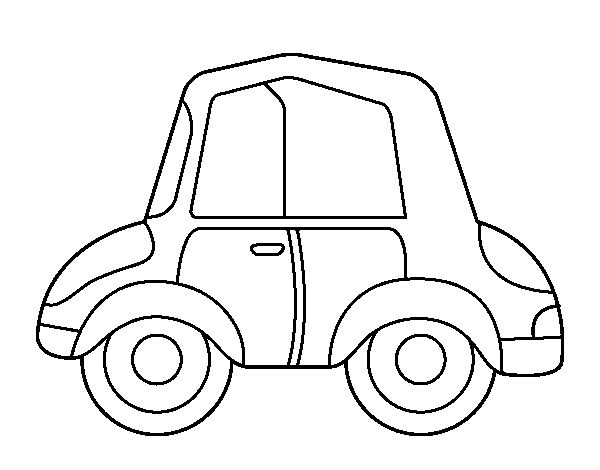 Dibuix de Cotxe antic per Pintar on-line