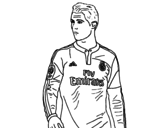 Dibuix de Cristiano Ronaldo per pintar