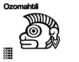 Dibuix de Els dies asteques: el mico Ozomatli per pintar