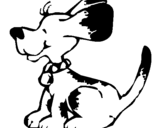 Dibujo de Gos amb vent