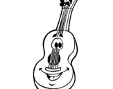 Dibujo de Guitarra espanyola