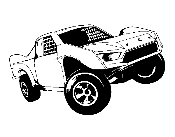 Dibuix de Hot Wheels Ford per Pintar on-line
