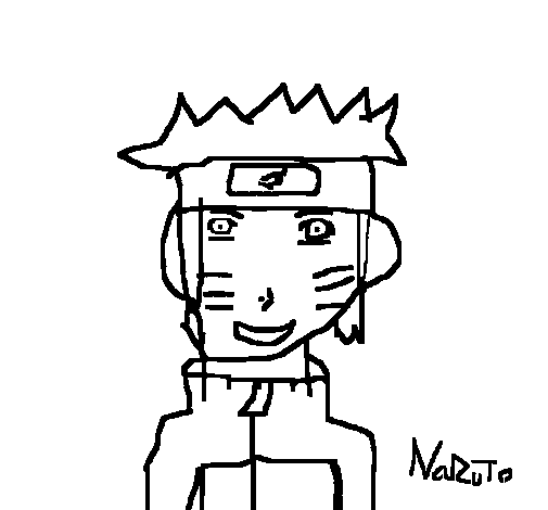 Dibuix de Naruto per Pintar on-line