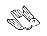 Dibujo de Ocell asteca