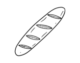 Dibujo de Una barra de pa