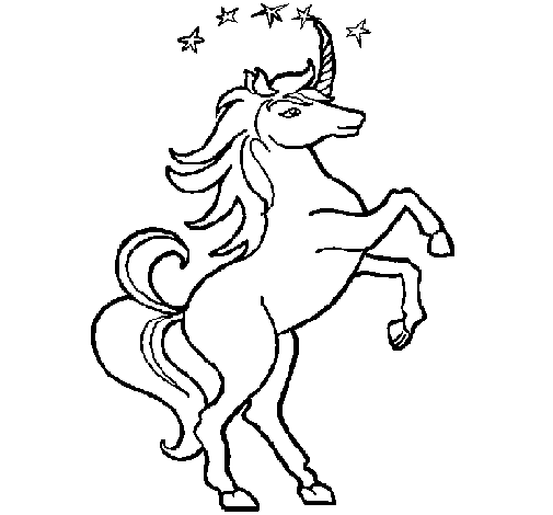 Dibuix de Unicorn per Pintar on-line