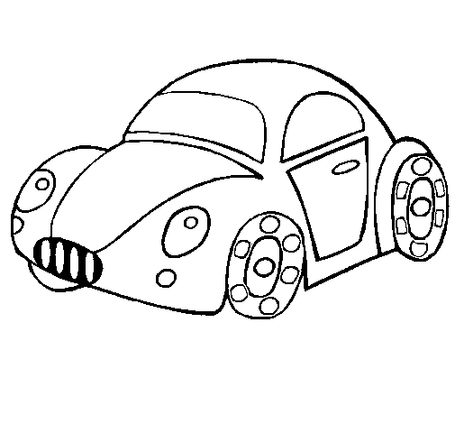 Dibuix de Cotxe de joguina  per Pintar on-line