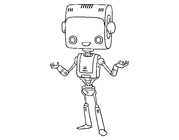 Dibuix de El robot intel·ligent per Pintar on-line