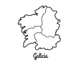 Dibuix de Galícia per pintar
