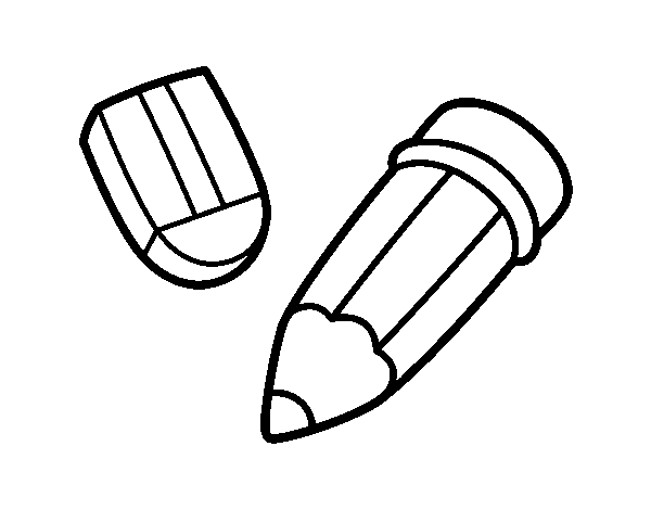 Dibuix de Llapis i goma per Pintar on-line