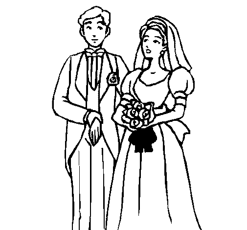 Dibuix de Marit i dona III per Pintar on-line