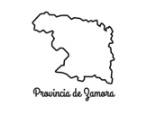 Dibuix de Província de Zamora per pintar