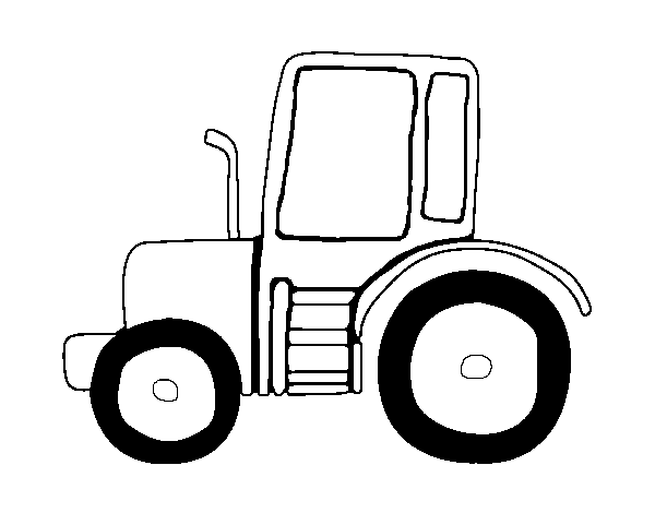 Dibuix de Tractor Lamborghini per Pintar on-line