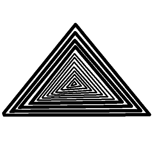 Dibuix de Triangle per Pintar on-line