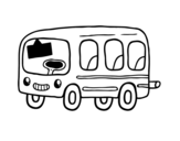 Dibuix de Un autobús escolar per pintar