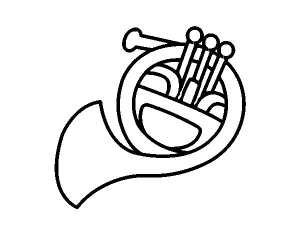 Dibuix de Una Trompa  per Pintar on-line
