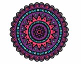 Dibuix Mandala ètnica pintat per tinny 