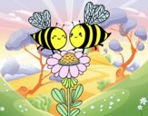 Parella d'abelles