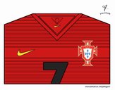 Samarreta del mundial de futbol 2014 de Portugal